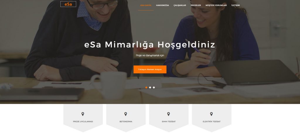 Hazır Mimar Web Sitesi Tasarımı