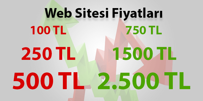 Web sitesi fiyatları