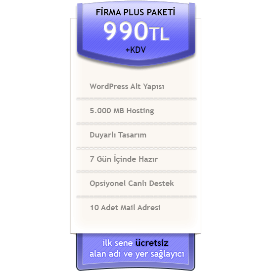 Firma Plus Web Tasarım Paketi