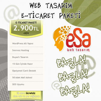 e-ticaret paketi