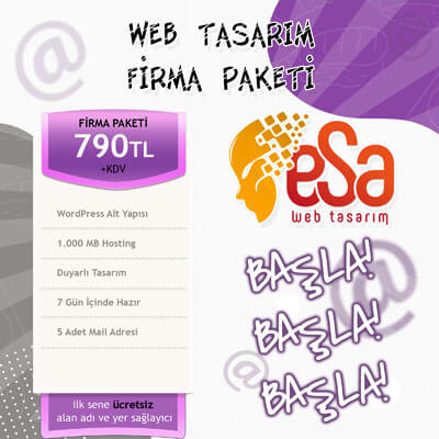 firma web tasarım paketi